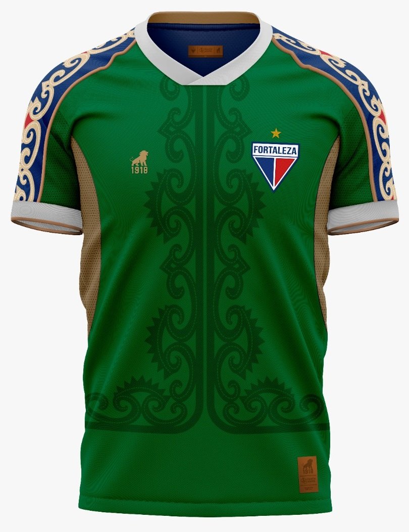 Camisa Goleiro Fortaleza 2021 2022 Leão 1918 oficial verde